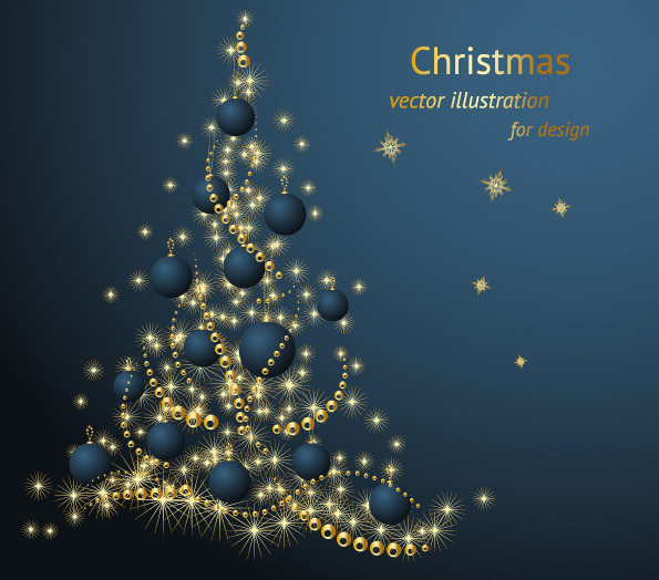 free vector Vector gold christmas 2011